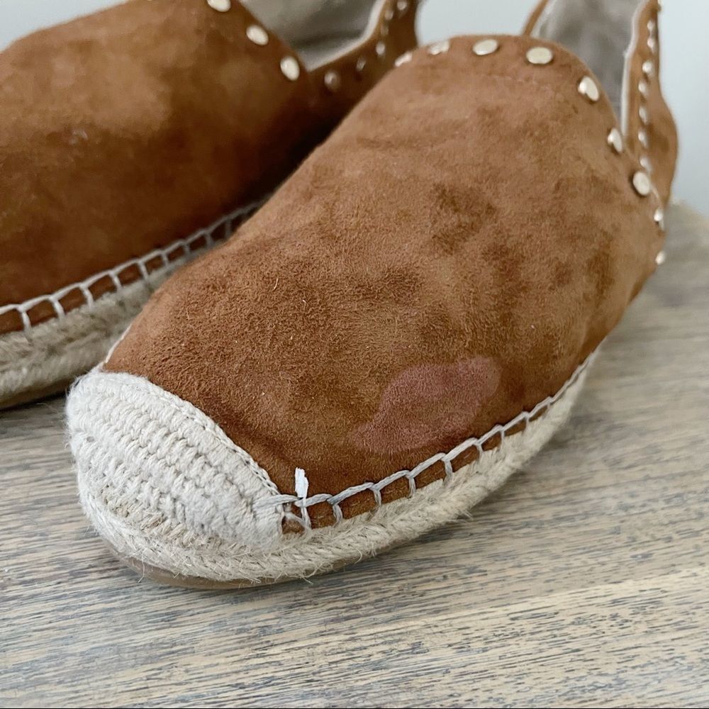 Sam Edelman Koda Brown Suede Slip On Espradilles size 9 preowned - Picture 3 of 8